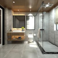 Salle de bain moderne et luxueuse