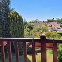 Paysage nature depuis vue balcon